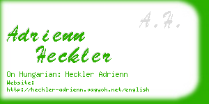 adrienn heckler business card